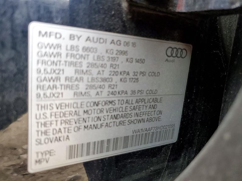 2017 Audi Q7 Prestige