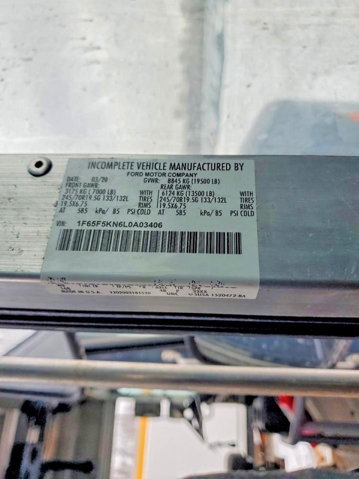 2020 Ford Commercial Chassis Delivery Truck