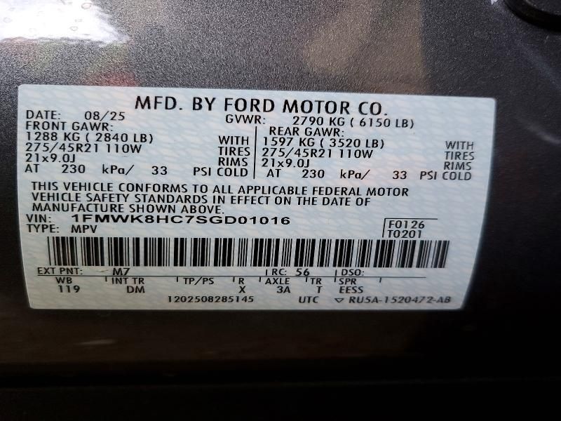 2025 Ford Explorer Platinum