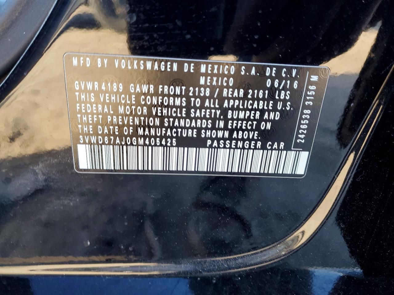 2016 Volkswagen Jetta se