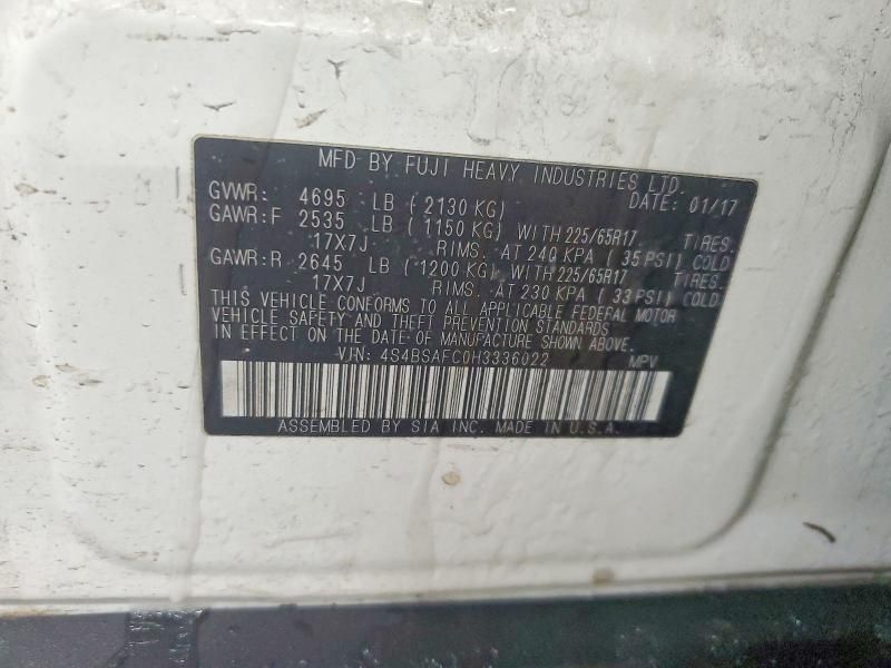 2017 Subaru Outback 2.5i Premium