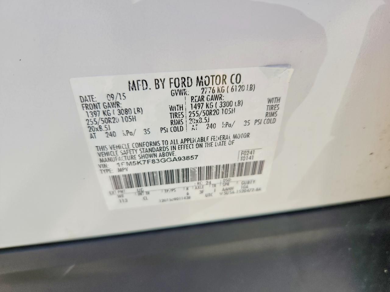 2016 Ford Explorer Limited