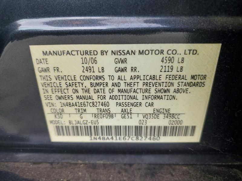 2007 Nissan Maxima se