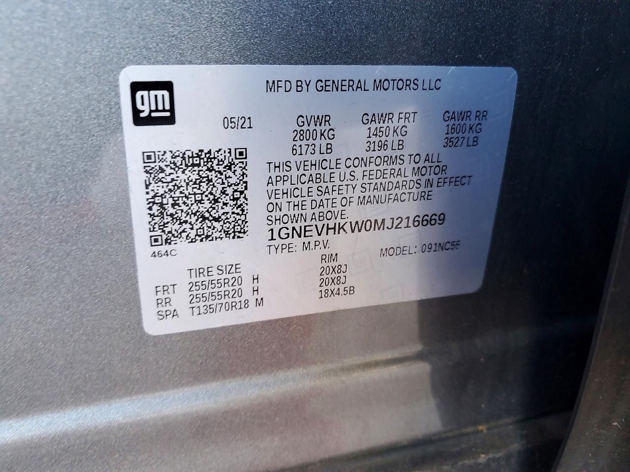 2021 Chevrolet Traverse lt