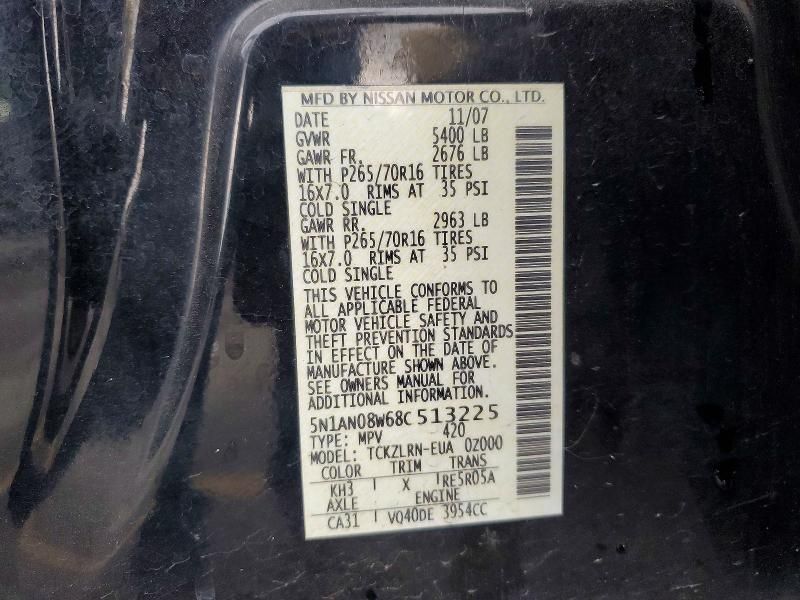 2008 Nissan Xterra off Road