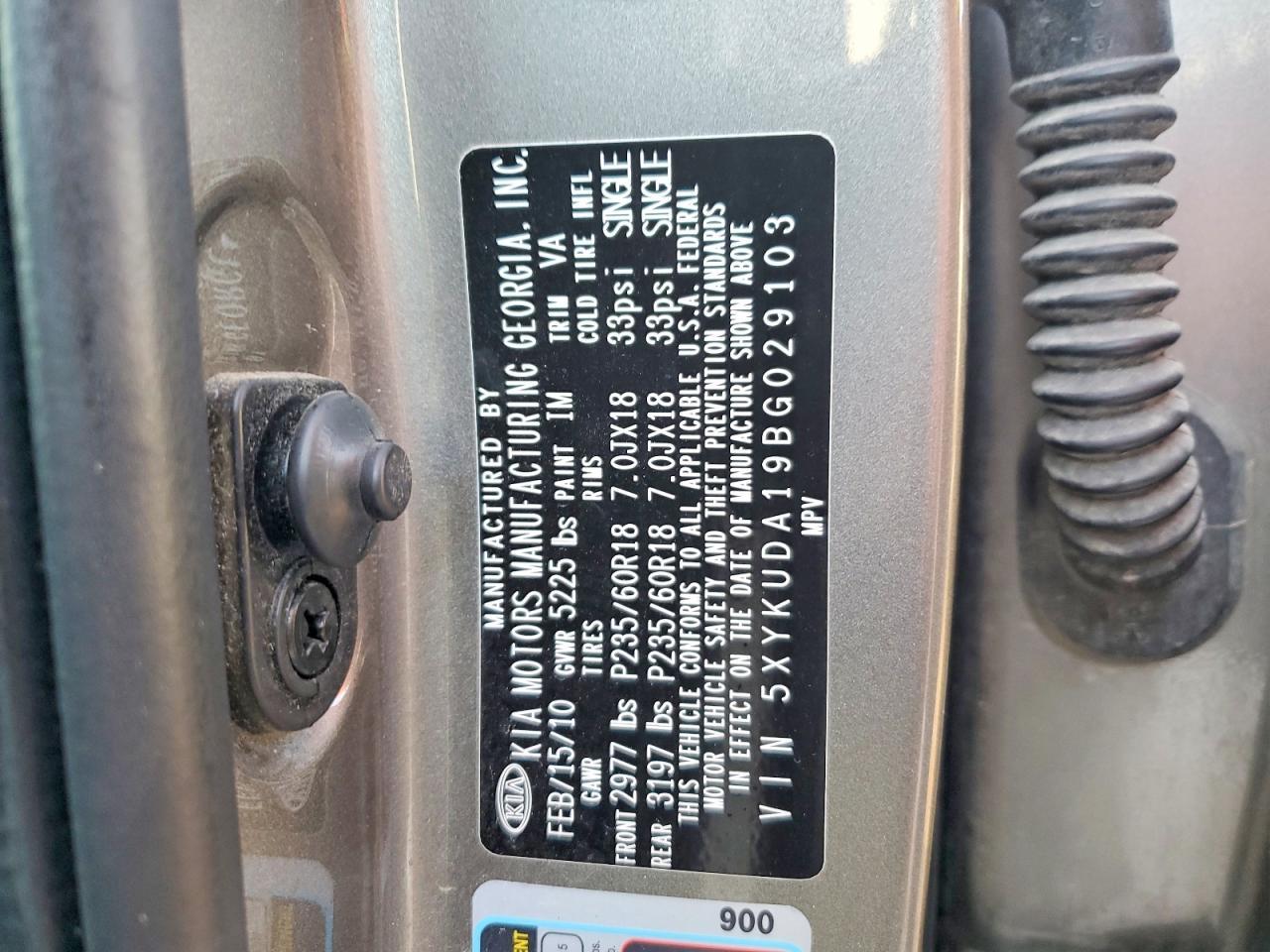 2011 KIA Sorento ex