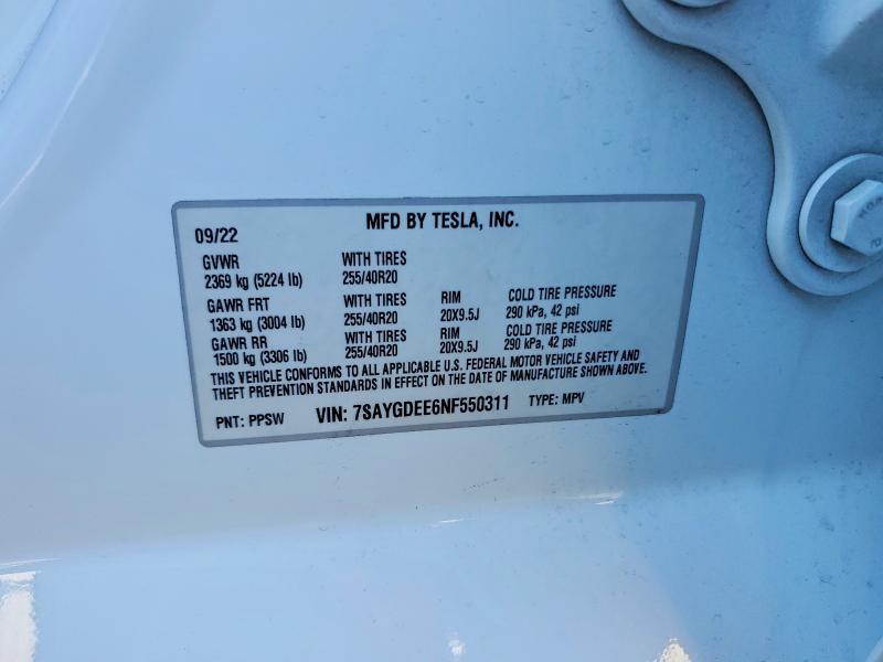 2022 Tesla Model y