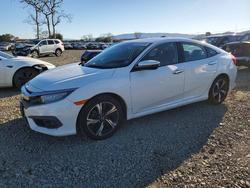 Salvage cars for sale from Copart San Martin, CA: 2017 Honda Civic Touring