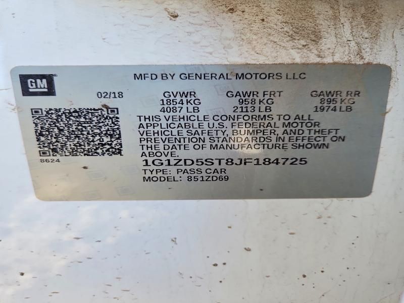 2018 Chevrolet Malibu lt