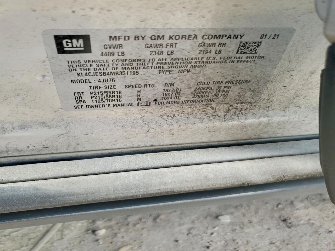 2021 Buick Encore Preferred