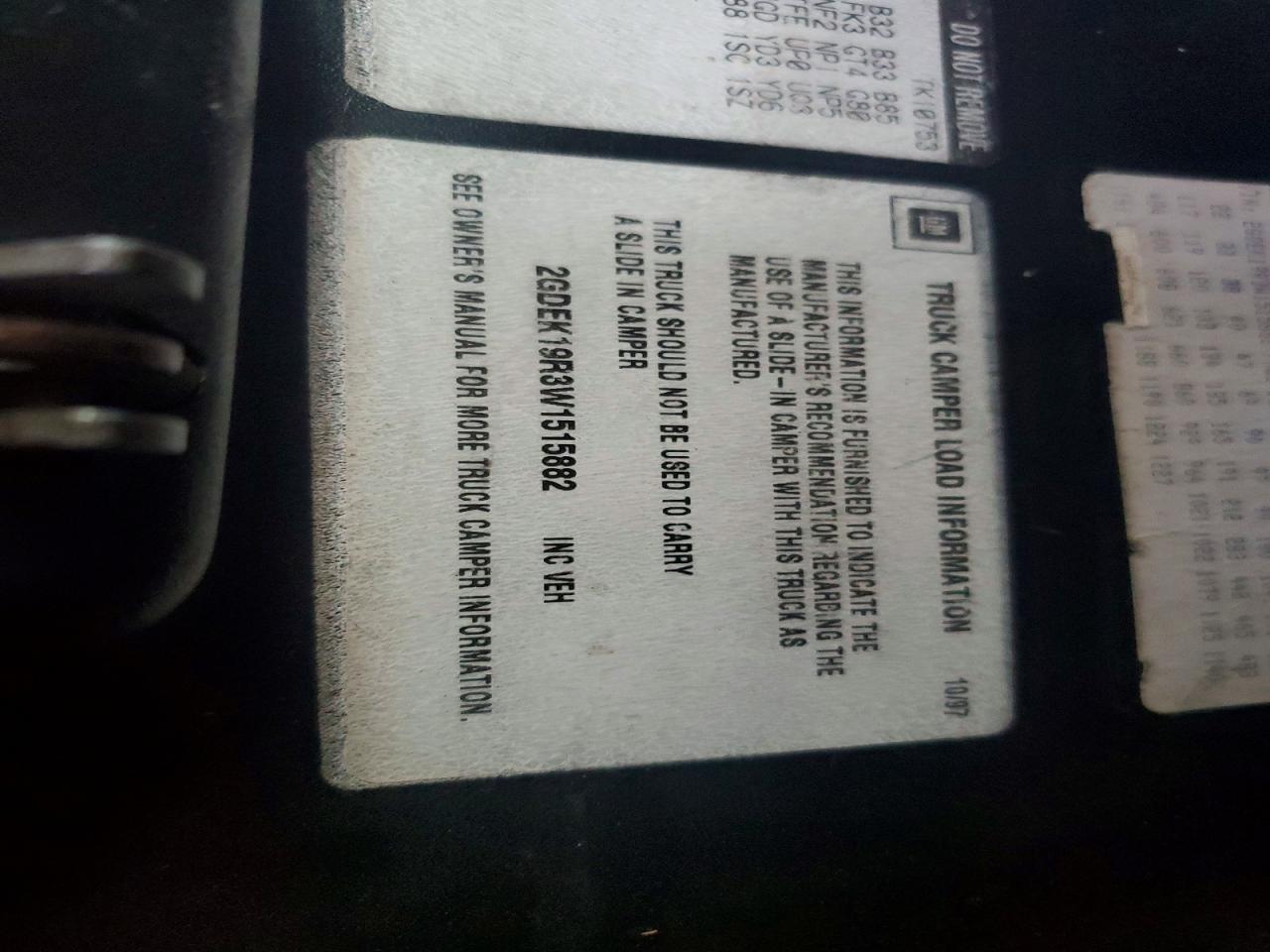 1998 GMC Sierra K1500