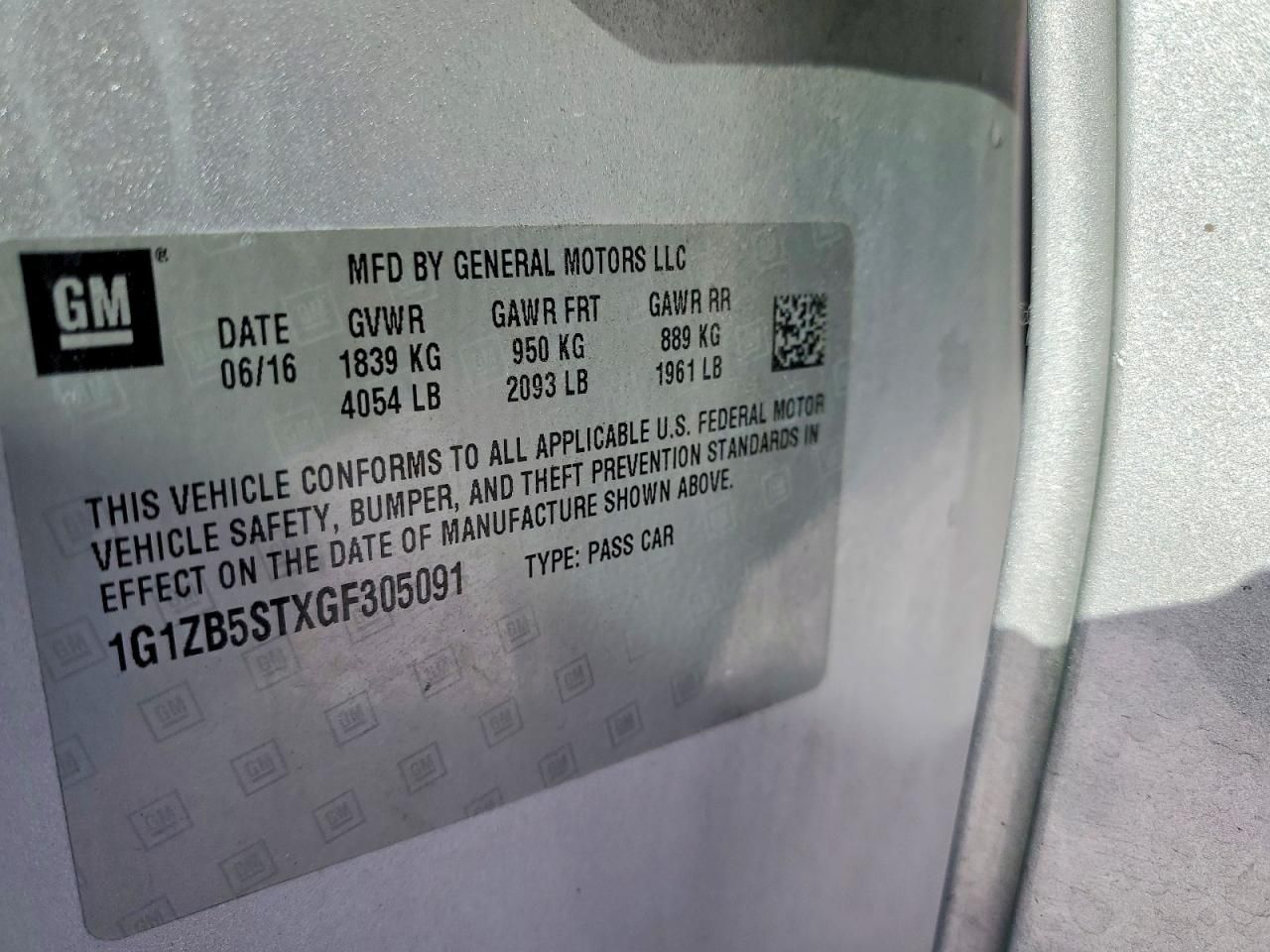 2016 Chevrolet Malibu ls