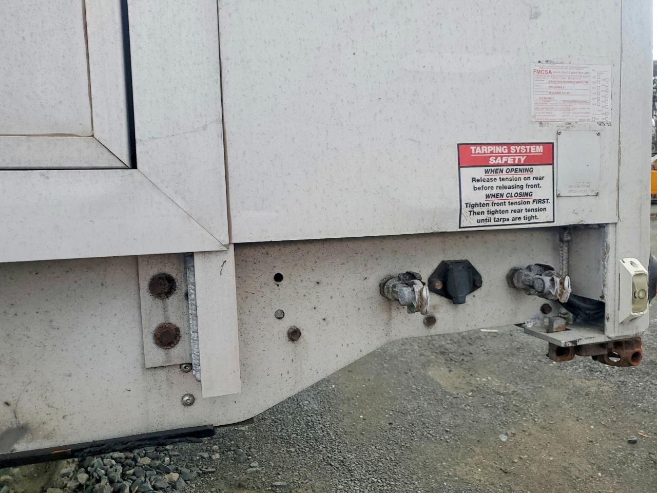 2016 Transcraft Flatbed Side Curtain Trailer