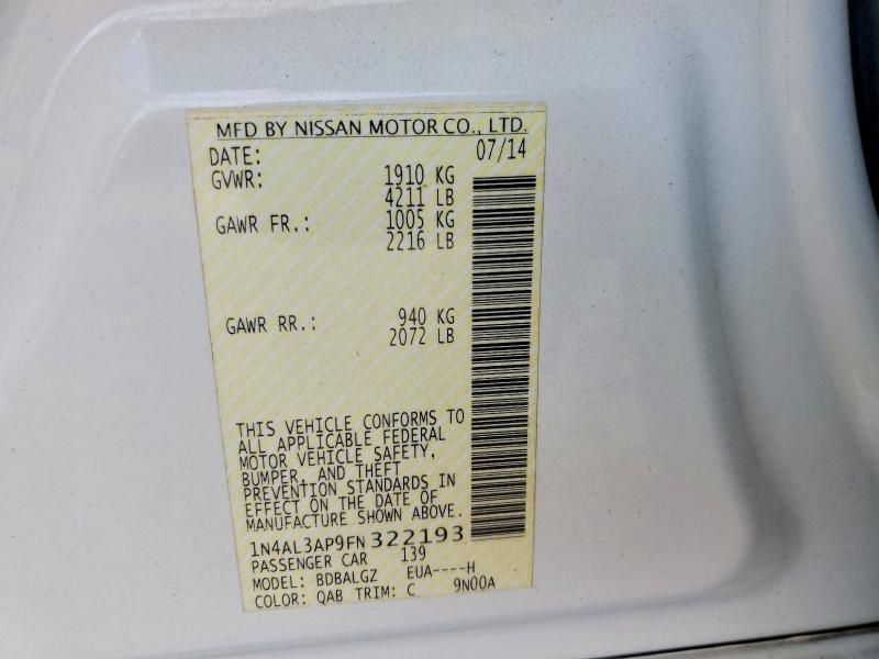 2015 Nissan Altima 2.5