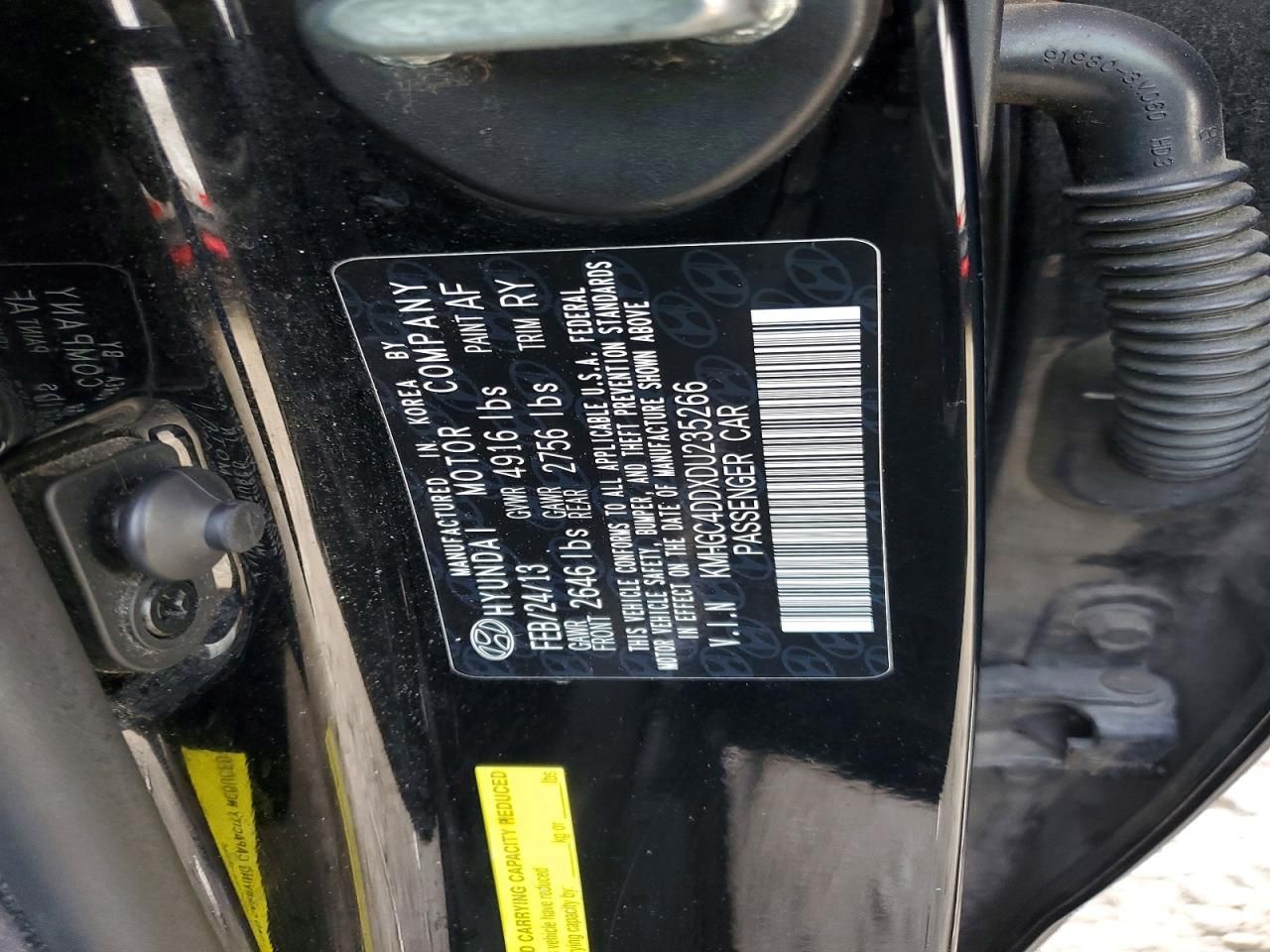 2013 Hyundai Genesis 3.8l