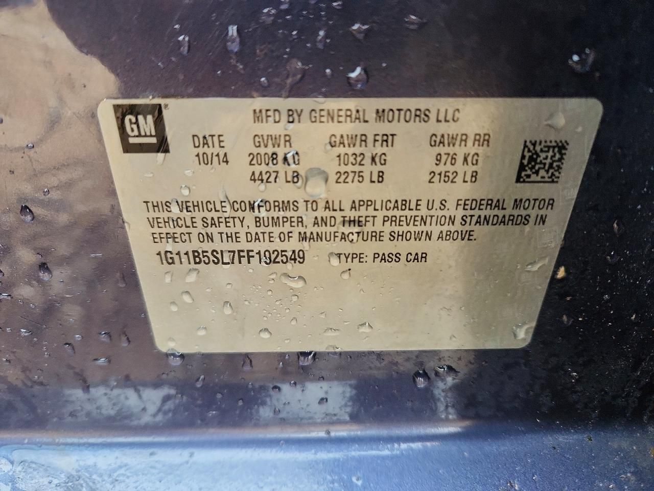 2015 Chevrolet Malibu ls