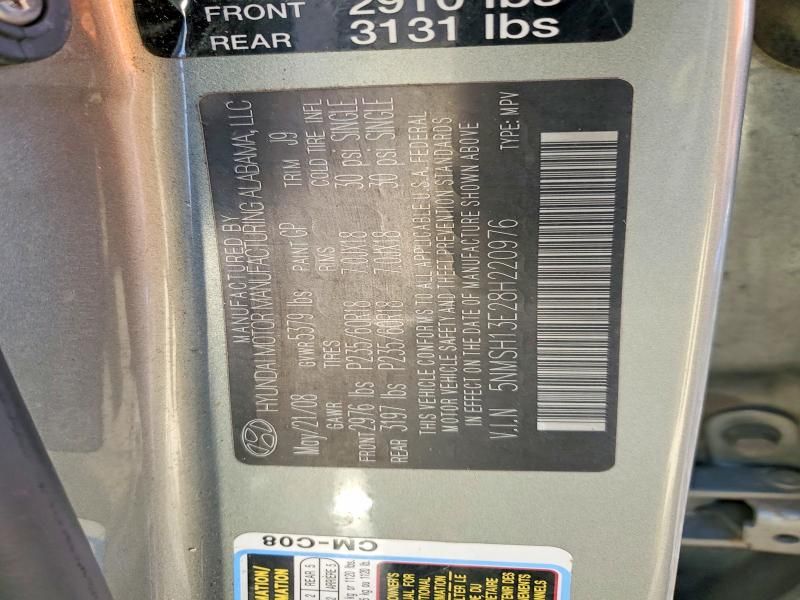 2008 Hyundai Santa fe se