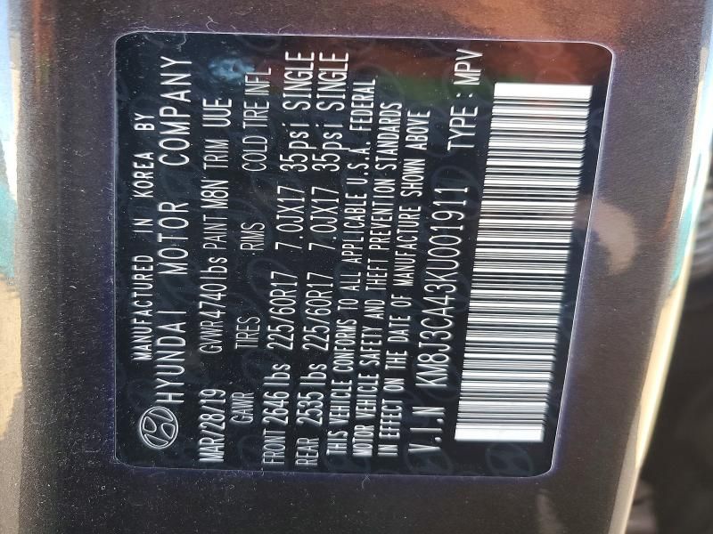 2019 Hyundai Tucson Limited