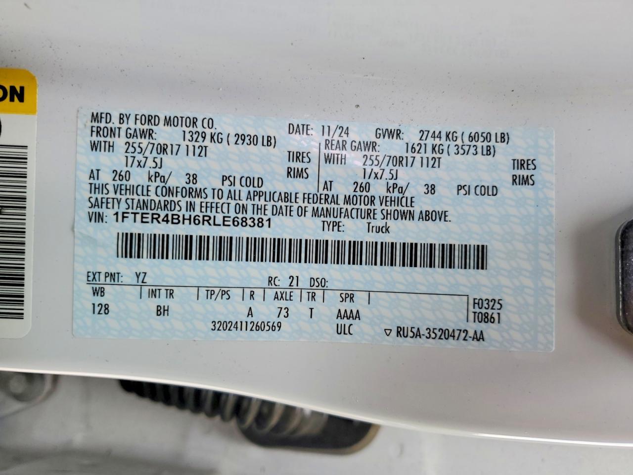 2024 Ford Ranger XL