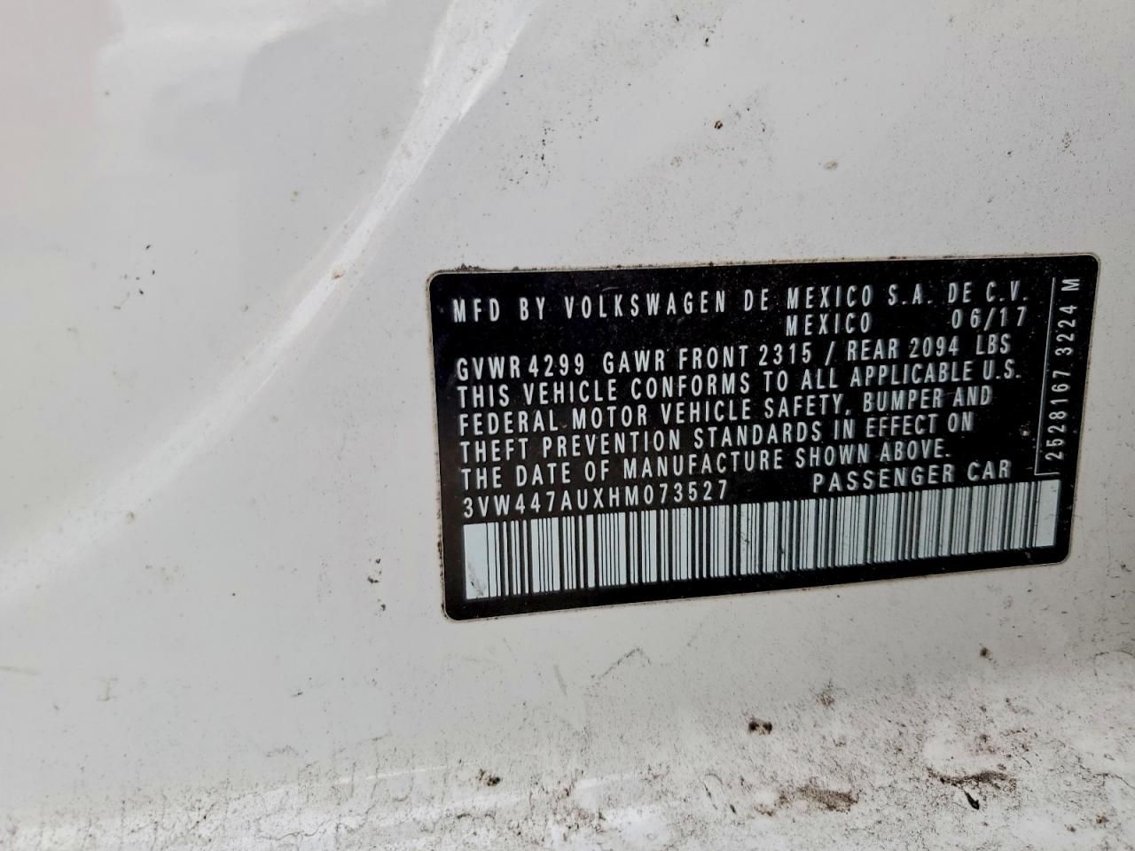 2017 Volkswagen Gti S/se