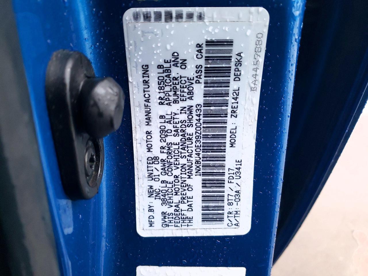 2009 Toyota Corolla Base
