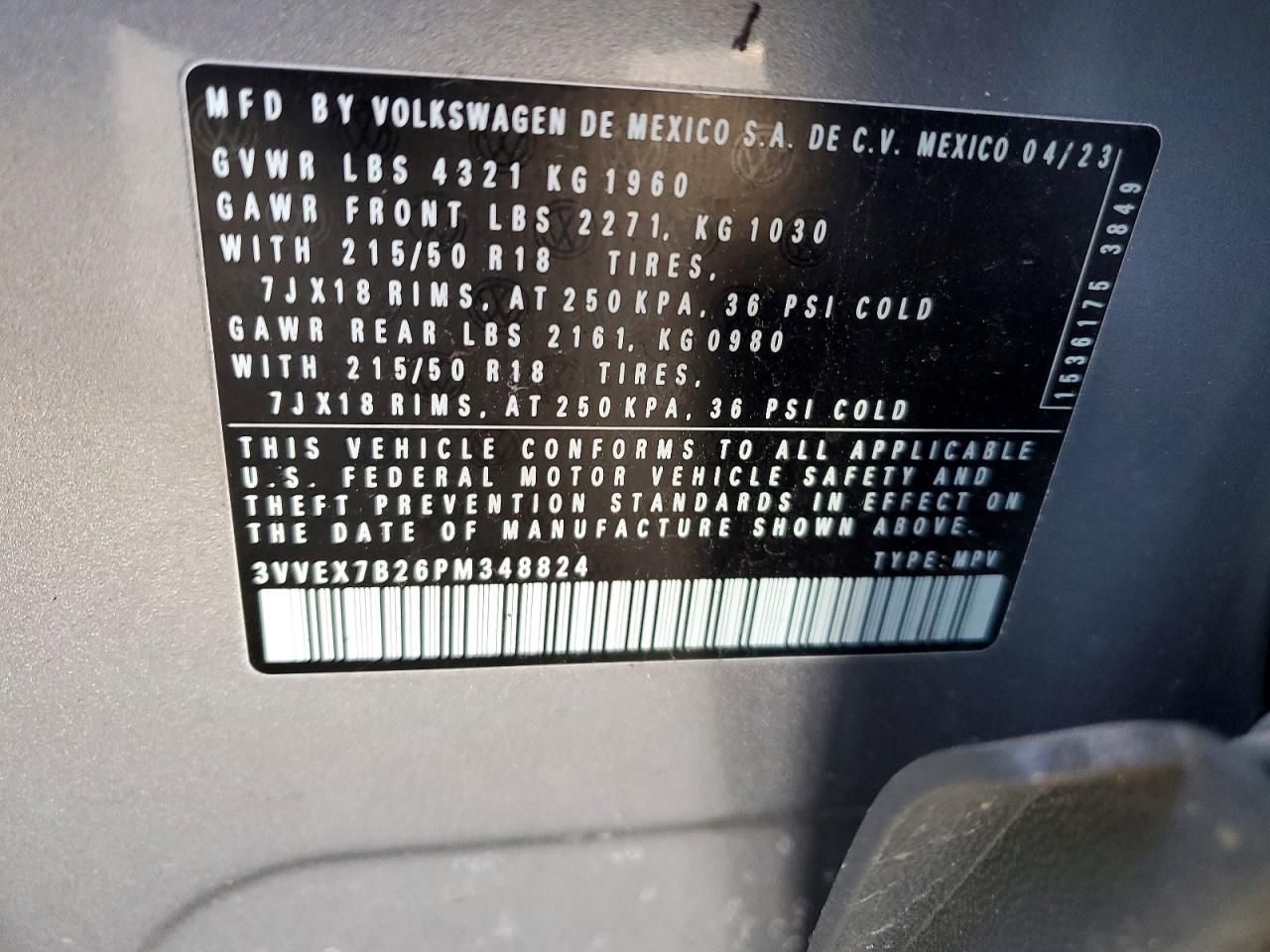 2023 Volkswagen Taos se