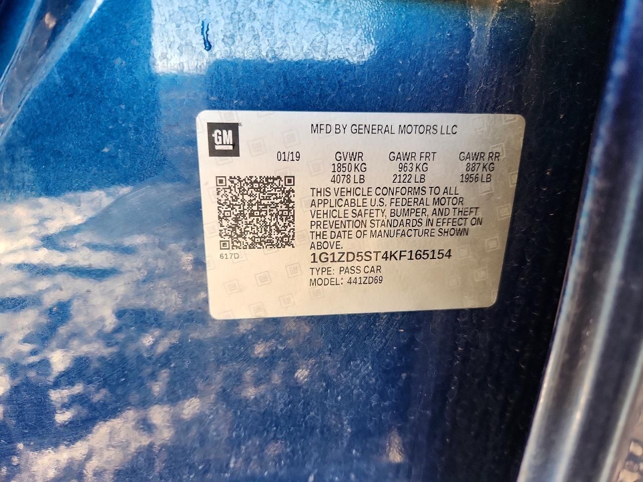 2019 Chevrolet Malibu lt