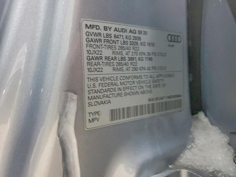 2021 Audi Q8 Premium Plus S-line