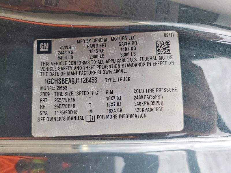 2018 Chevrolet Colorado