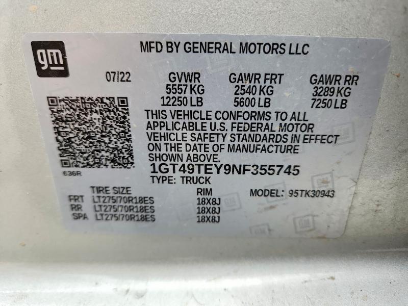 2022 GMC Sierra K3500 sle