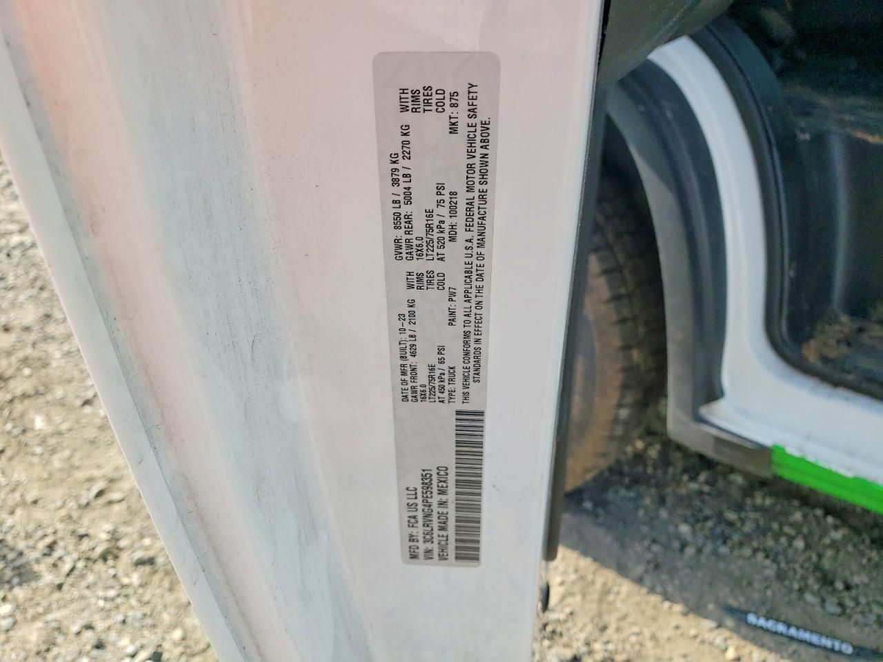 2023 Dodge RAM Promaster 1500 1500 Standard