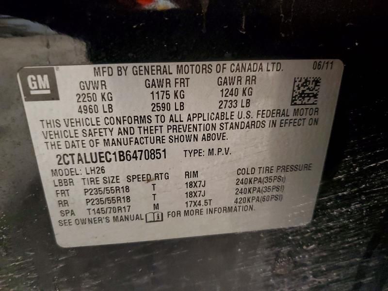 2011 GMC Terrain slt