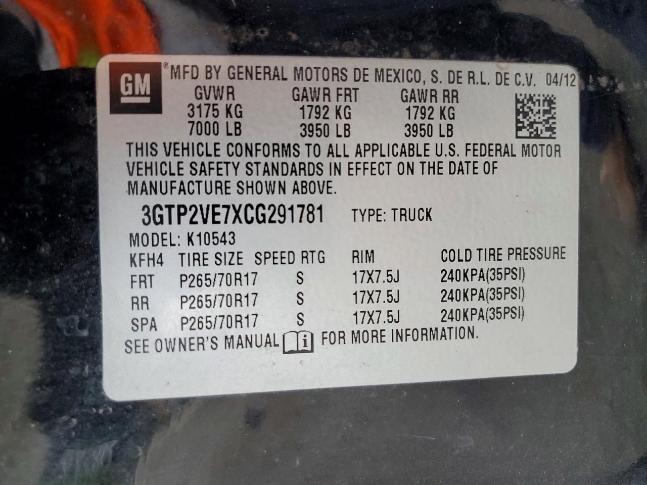 2012 GMC Sierra K1500 sle