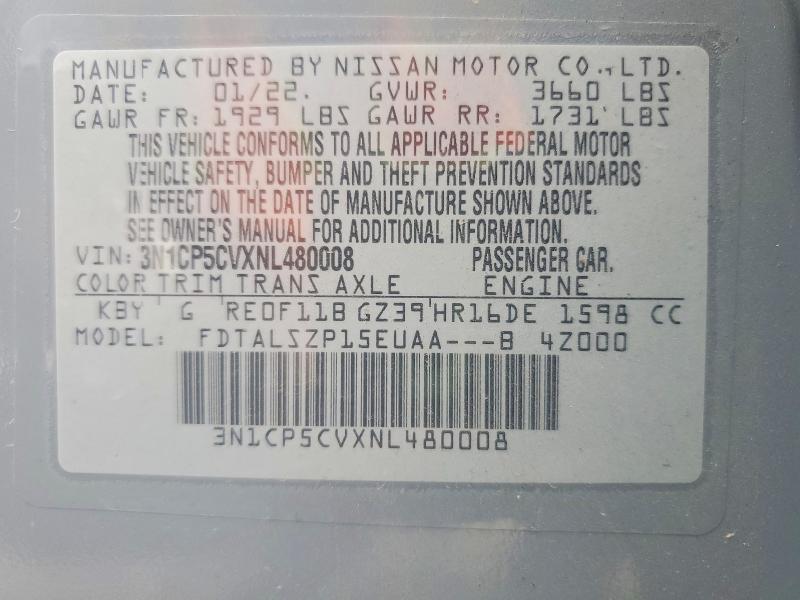 2022 Nissan Kicks sv