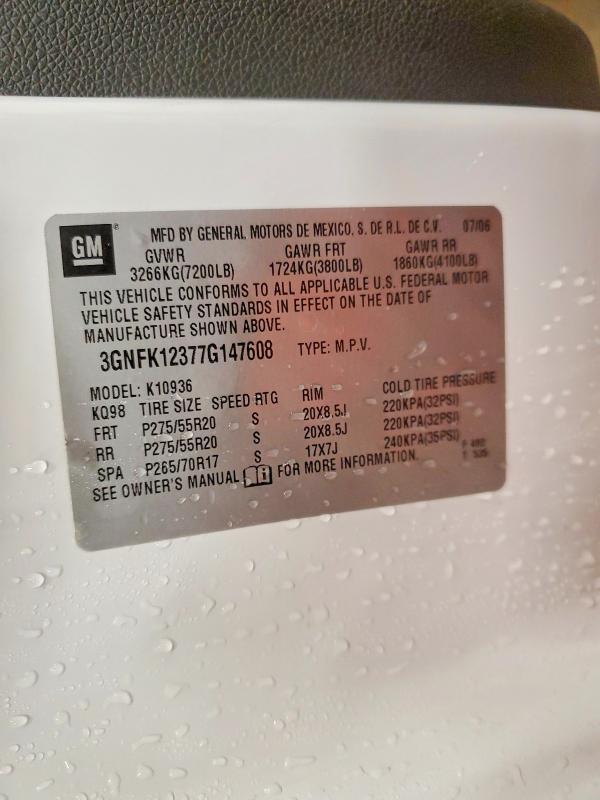 2007 Chevrolet Avalanche K1500