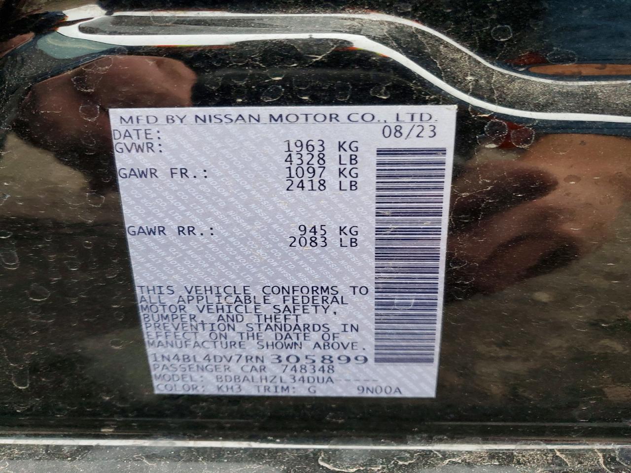 2024 Nissan Altima sv