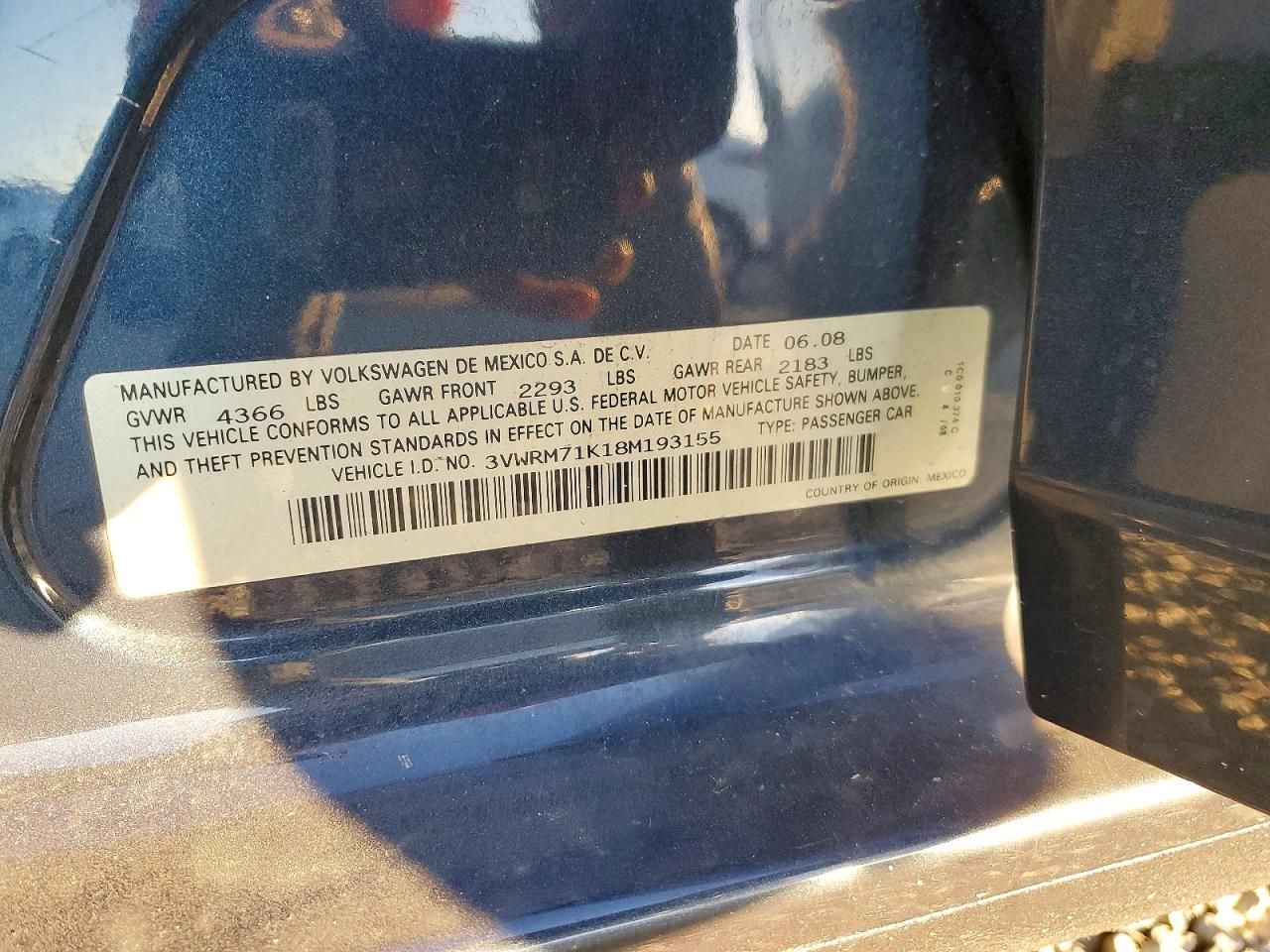 2008 Volkswagen Jetta se