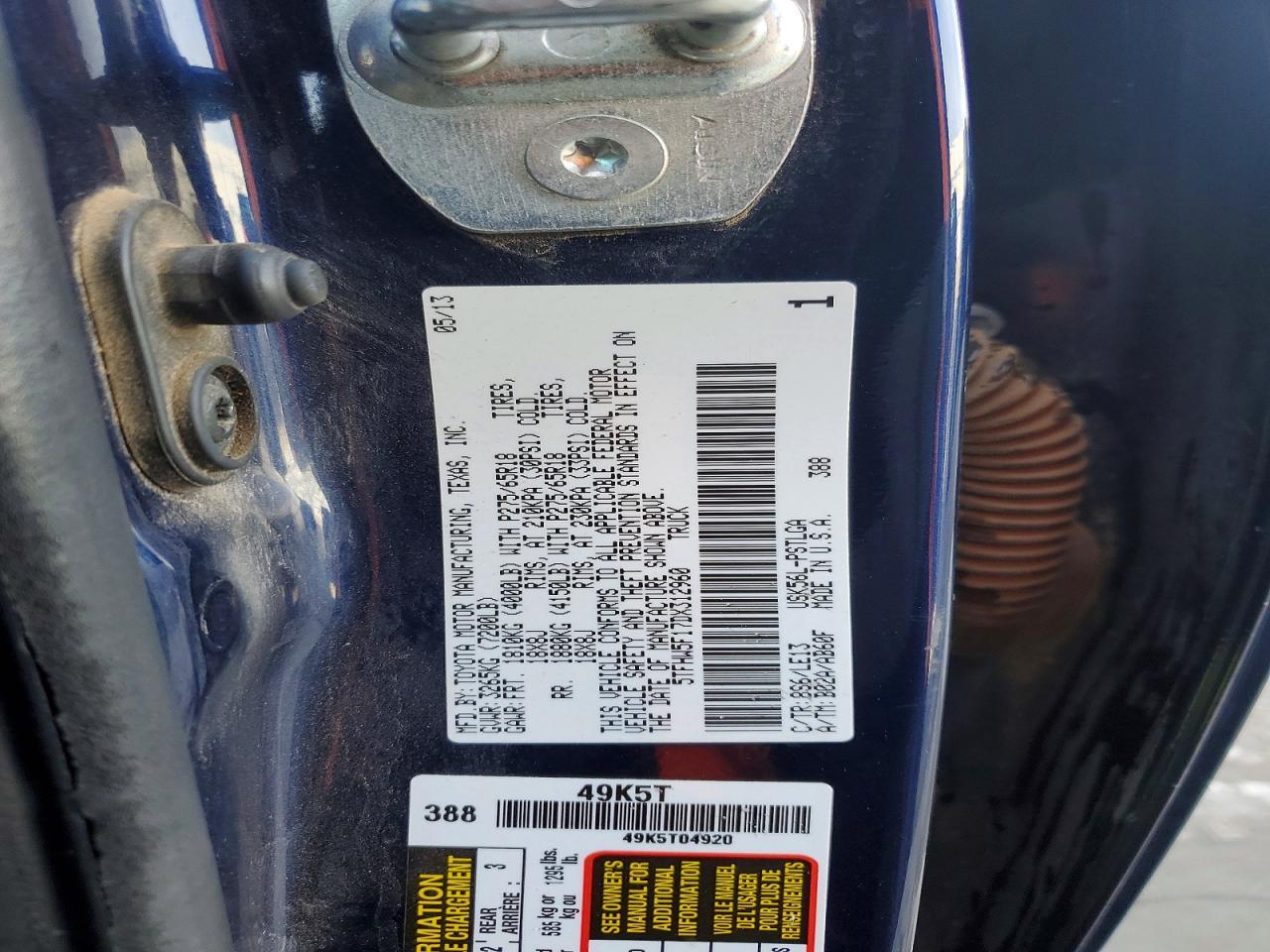 2013 Toyota Tundra Limited