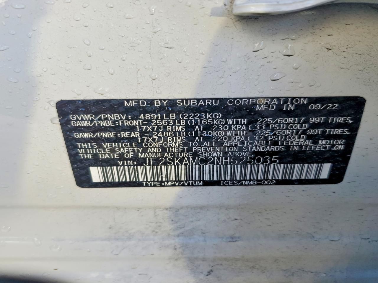 2022 Subaru Forester Wilderness