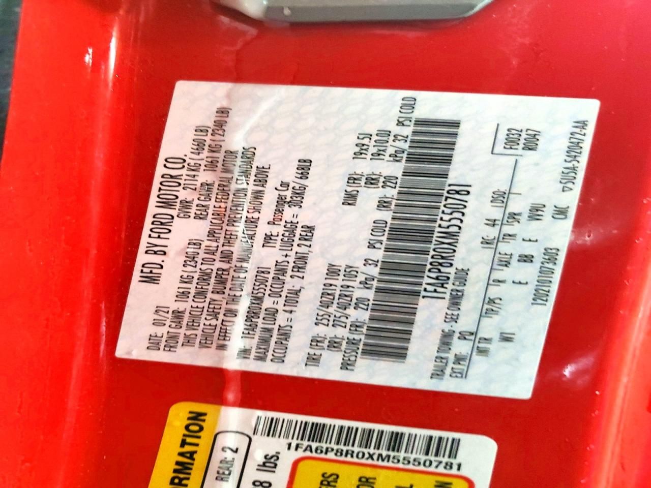 2021 Ford Mustang Mach i