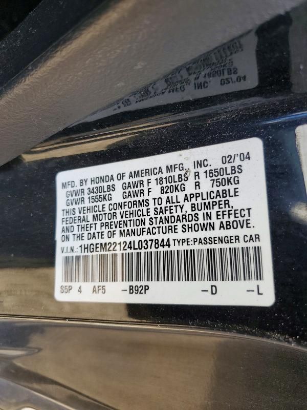 2004 Honda Civic dx vp