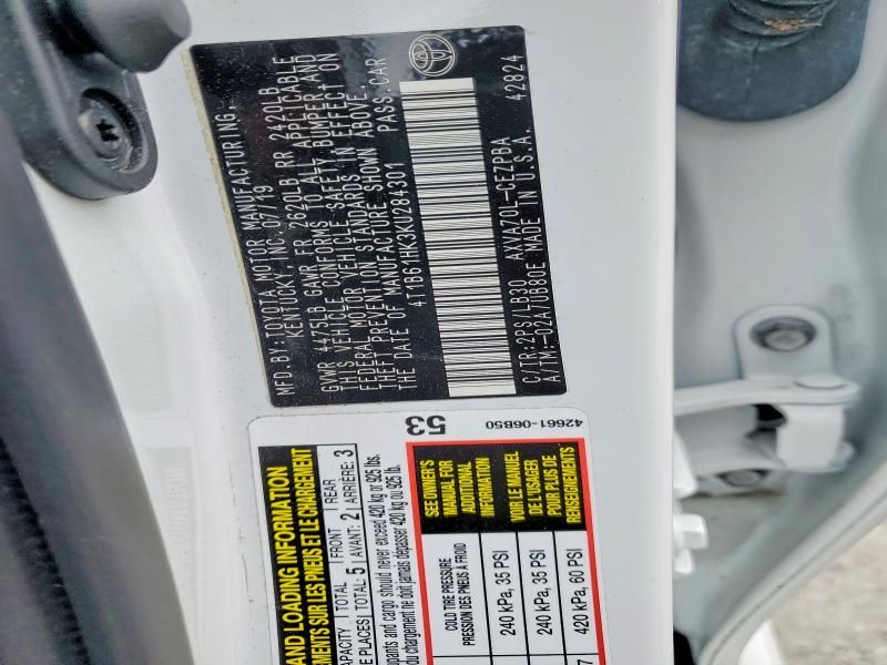 2019 Toyota Camry xse