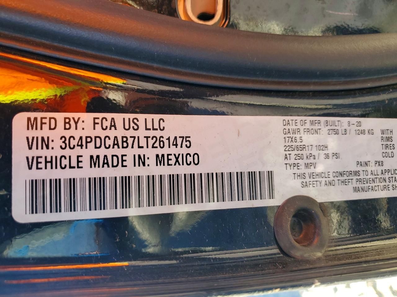 2020 Dodge Journey se