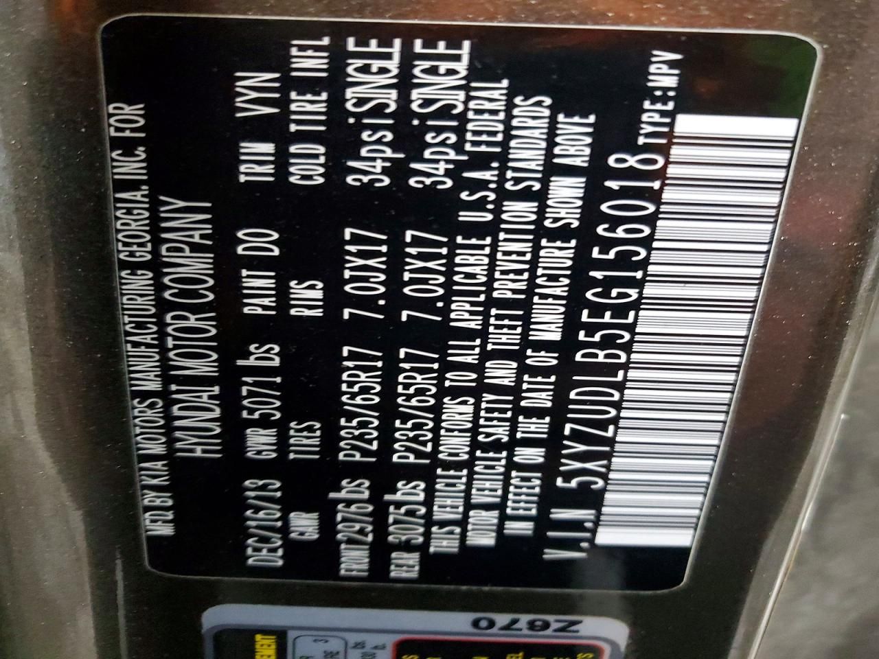 2014 Hyundai Santa fe Sport