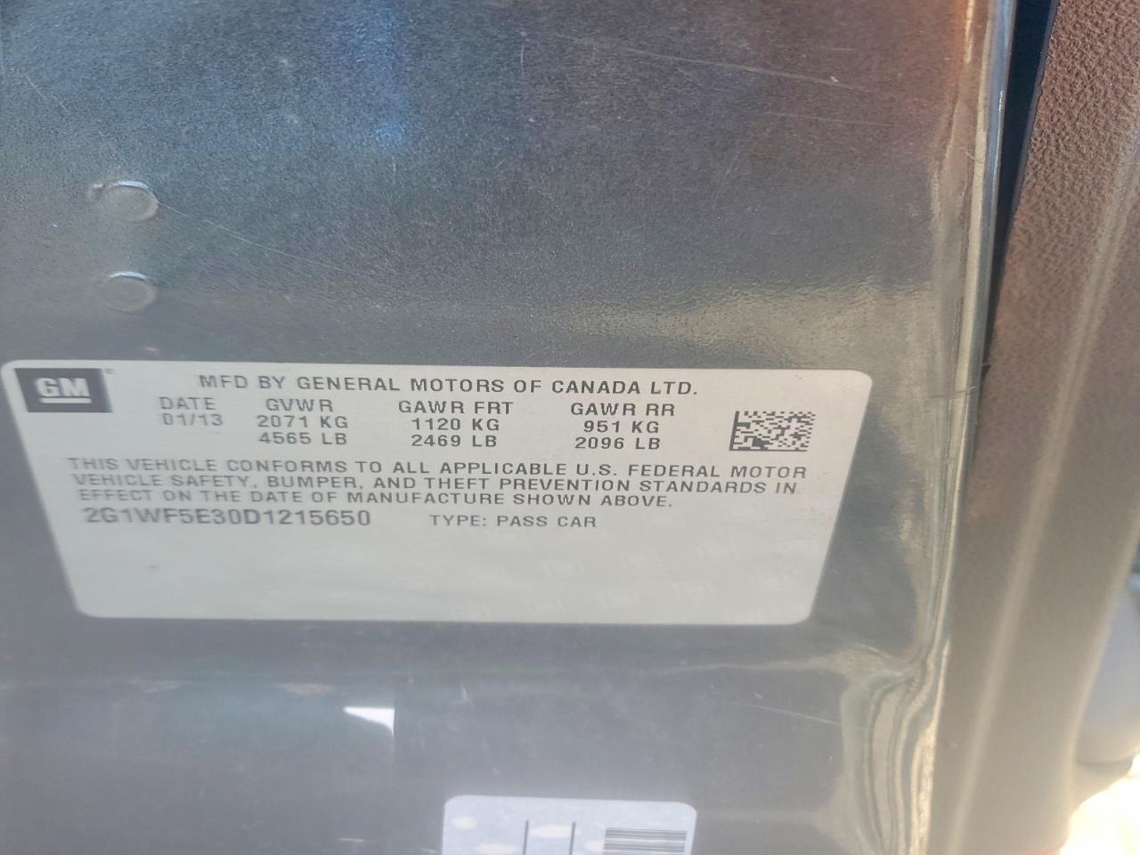 2013 Chevrolet Impala ls