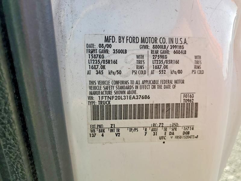 2001 Ford F250 Super Duty