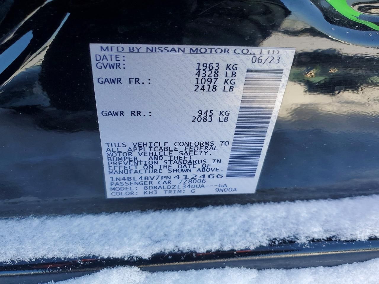 2023 Nissan Altima s