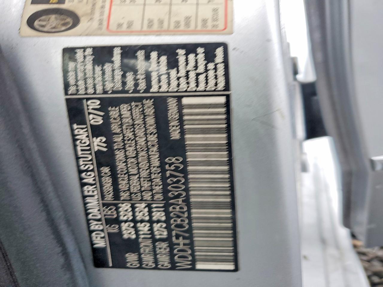 2011 Mercedes-Benz E 550