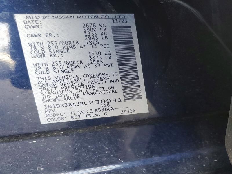 2024 Nissan Pathfinder sv