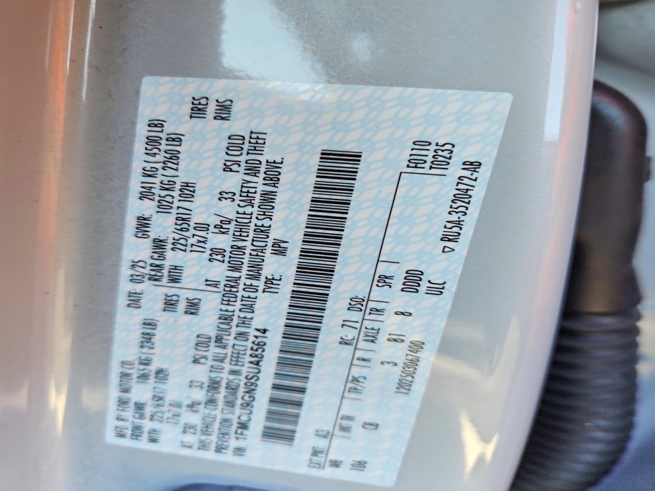 2025 Ford Escape Active